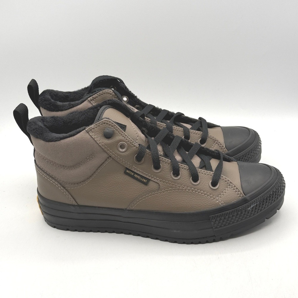 Converse CTAS Malden Street Boot Shoes Men Size 9 Taupe Black Winter A14619C